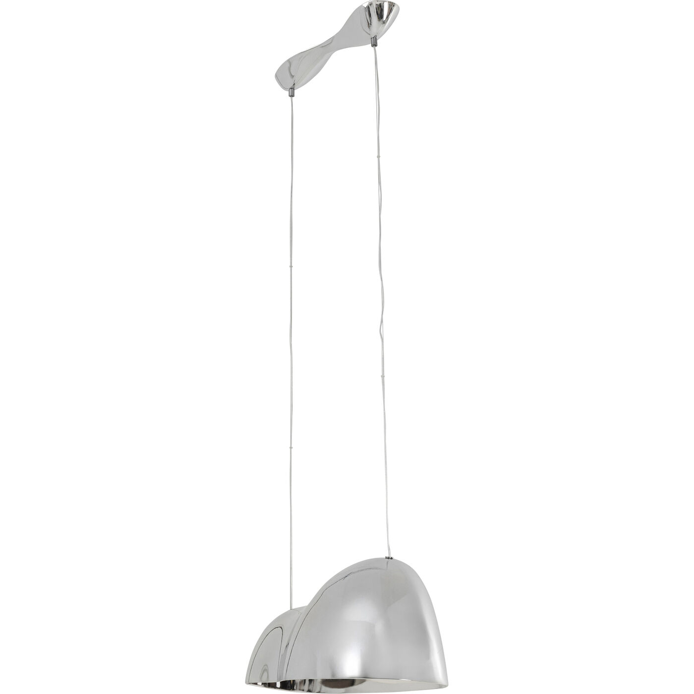 Светильник подвесной Cloud Beam Double Silver 70cm KARE 57759