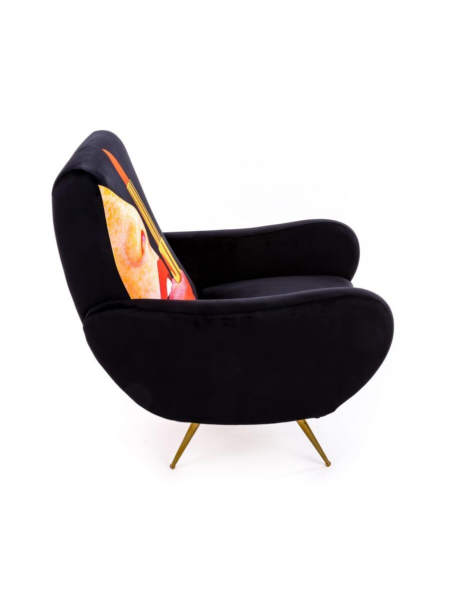 Кресло Seletti Tongue Black 16077