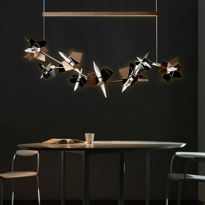 Подвесной светильник BERGAMO L120 Bronze by ImperiumLoft