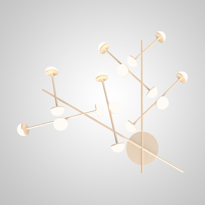 Настенный светильник HILVI WALL L83 White by ImperiumLoft