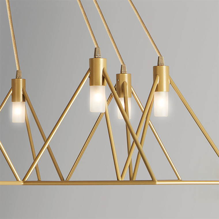 Светильник подвесной GITTER D80 Gold by ImperiumLoft