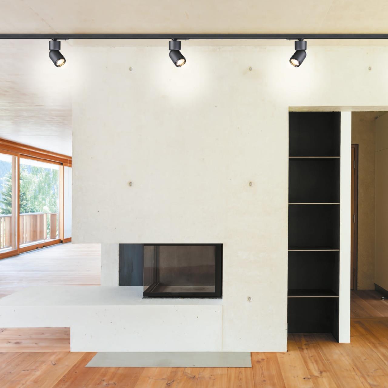 Однофазный трековый светильник диммируемый с регулируемым углом рассеивания Novotech 358292