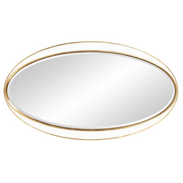 Настенное зеркало в овальной раме Дита Louvre Home LH184WG