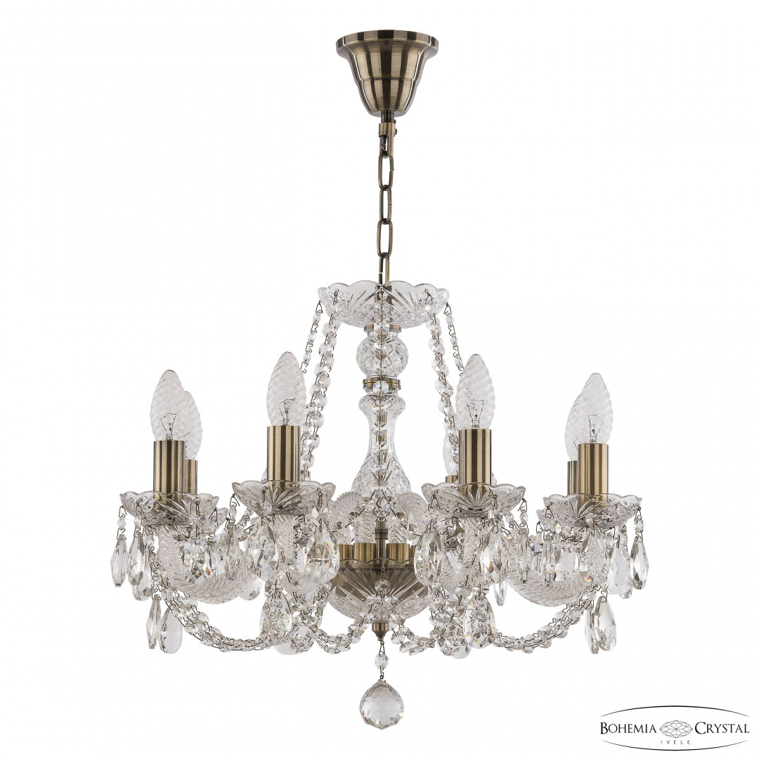Люстра хрустальная 101/8/165 Pa Bohemia Ivele Crystal