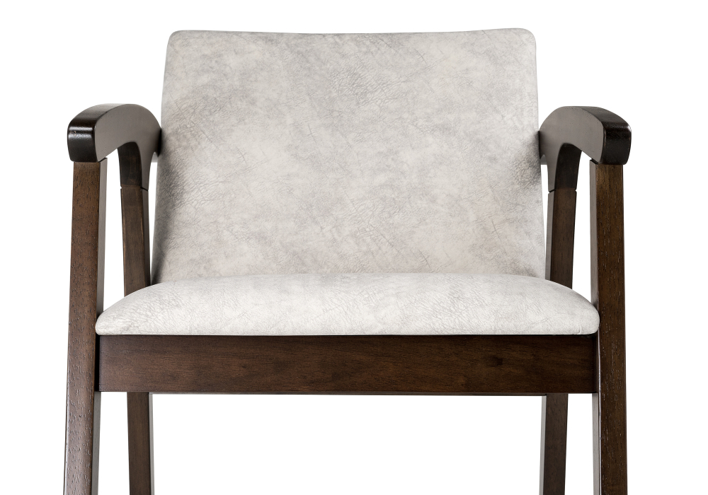 Стул деревянный Woodville Lono tobacco / light grey 11387