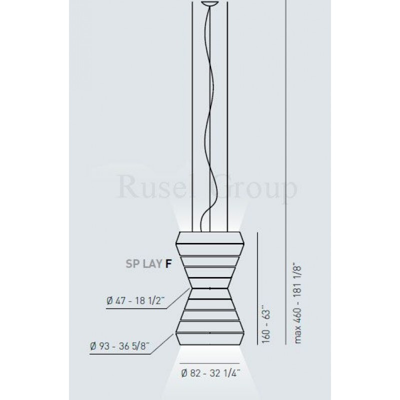 Подвесной светильник AXO LIGHT LAYERS SP F