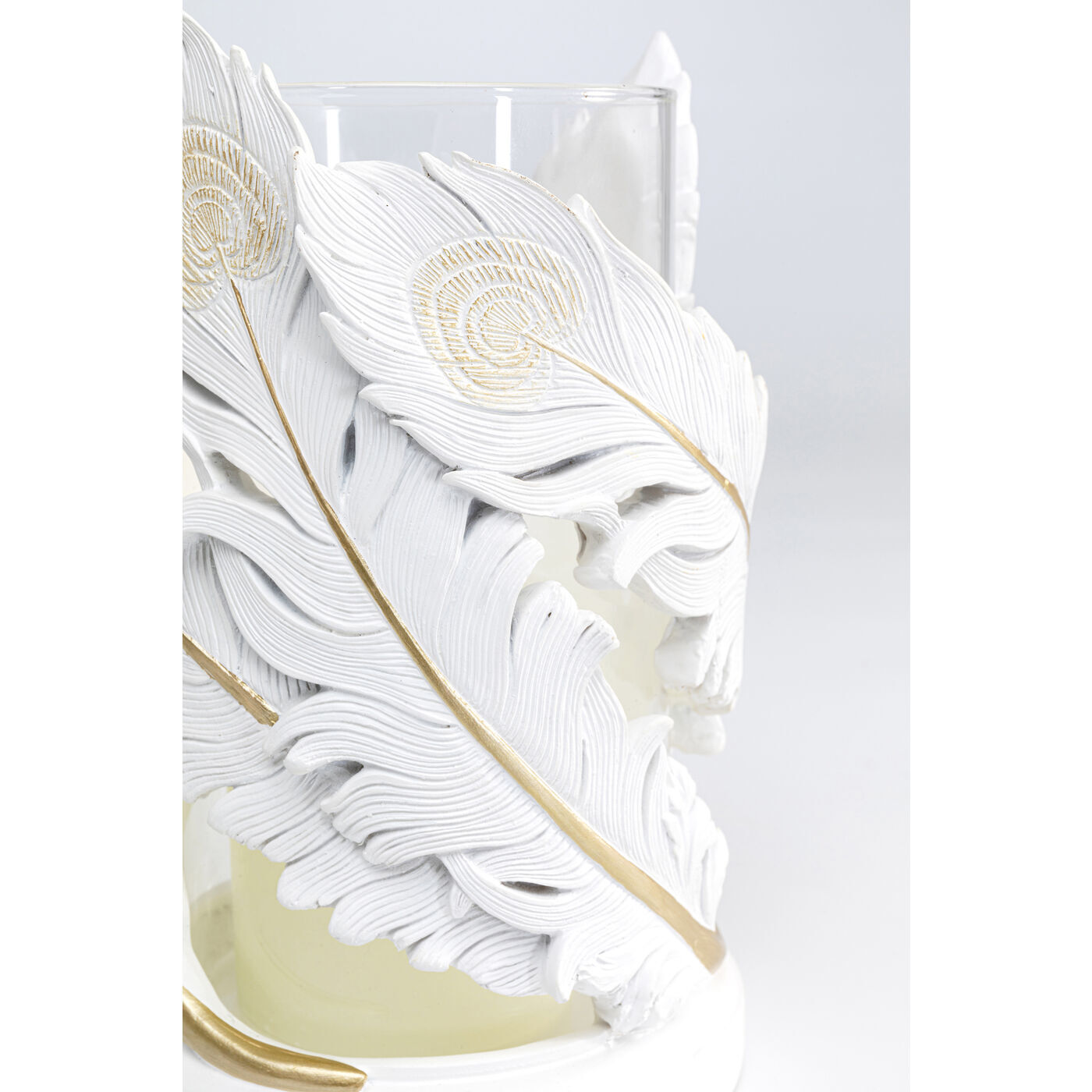 Подсвечник д/греющ свечи Feathers 52902 Kare