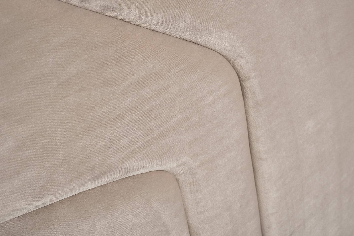 Кровать Lancy велюровая серая Garda Decor 102AN-KRO-3180-SER