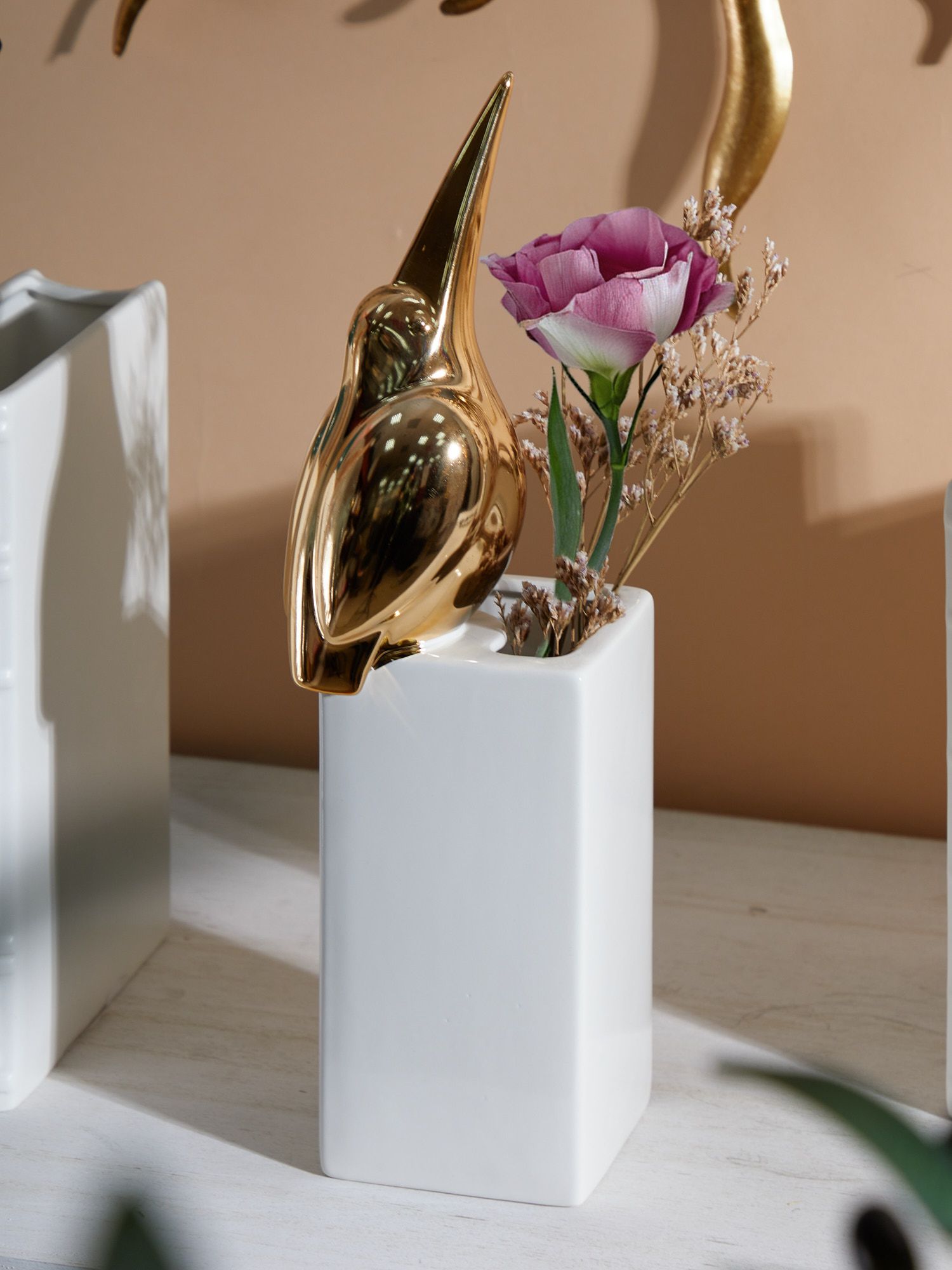 Ваза с птицей Glasar 68-041