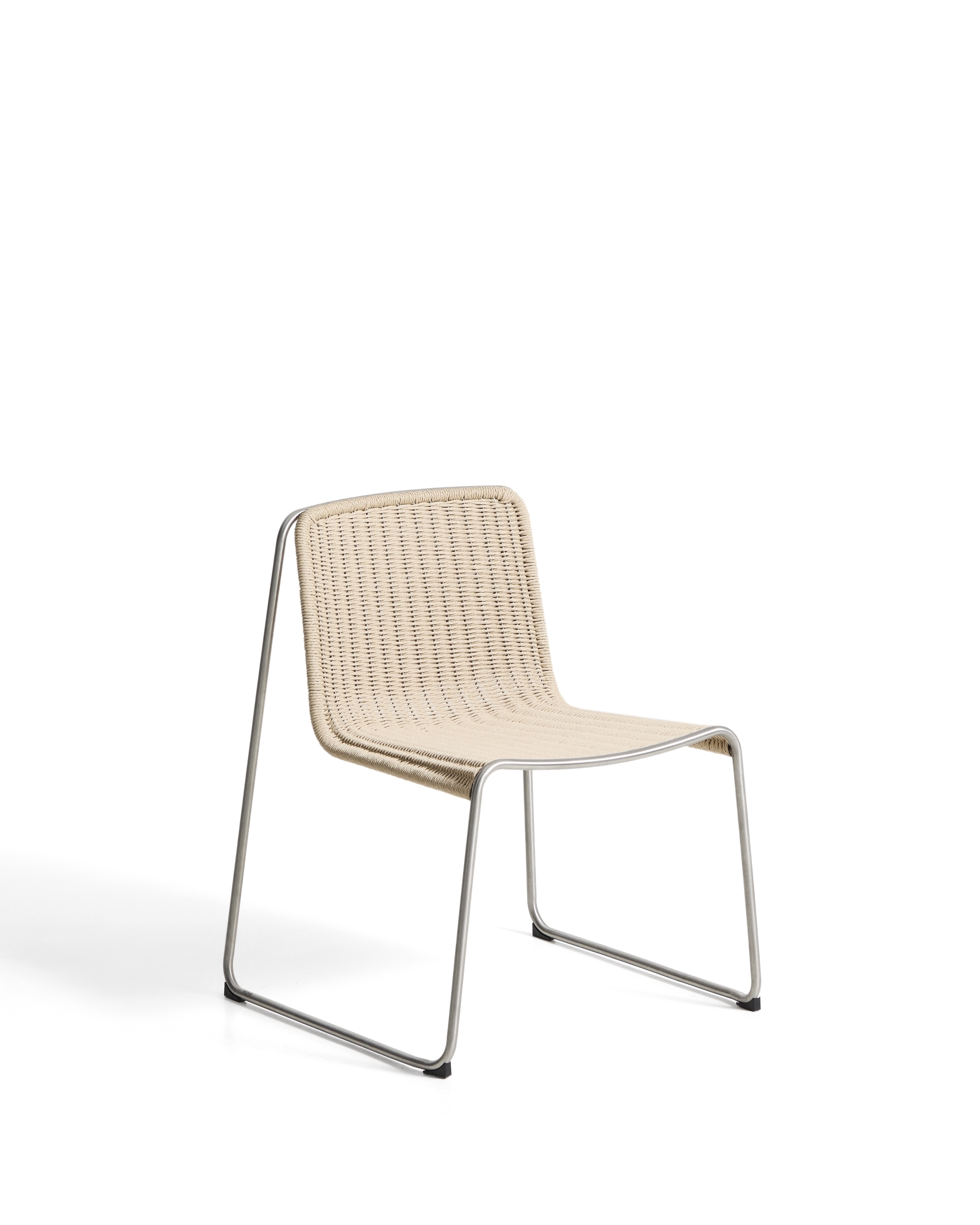 Уличный стул Tavari из бежевой веревки и стали La Forma 481655