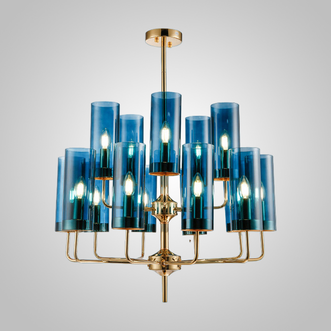 Подвесная люстра DELPHY L15 Blue by ImperiumLoft