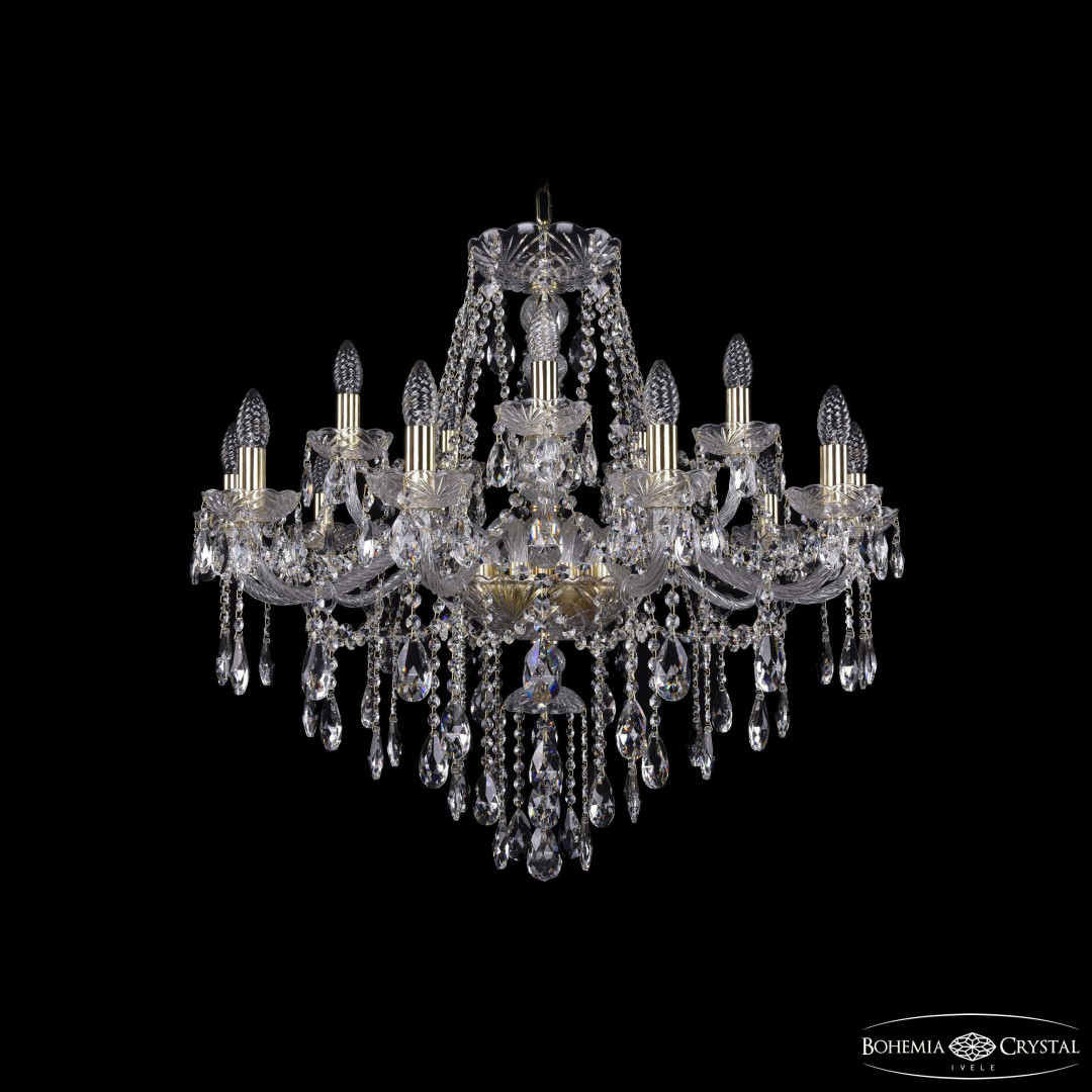 Люстра хрустальная 1415/10+5/300 G