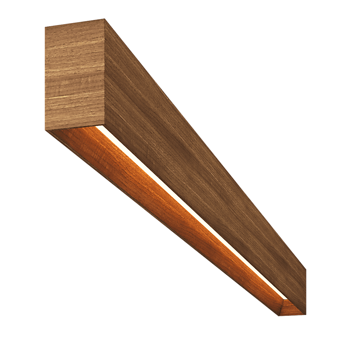 Светильник из массива (грецкий орех) Lumker W85-OREHGR-125