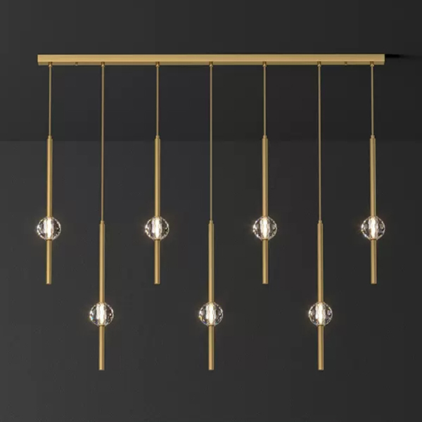 Подвесной светильник SOCRATES COMBO L118 Brass by ImperiumLoft