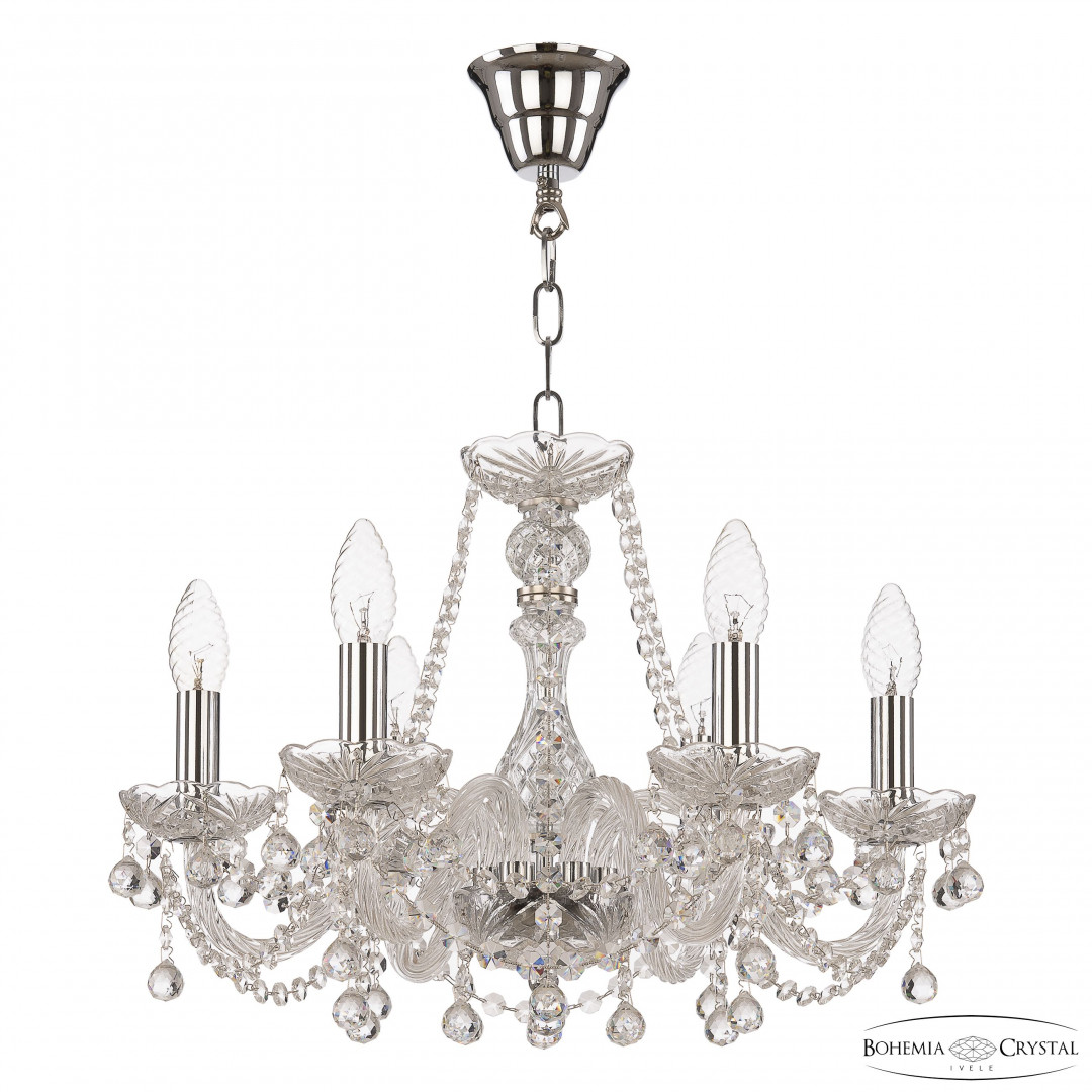 Люстра хрустальная 108/6/165 Ni Bohemia Ivele Crystal