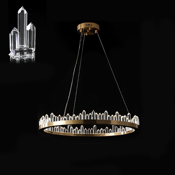 Подвесная люстра QUARTZ LUX A D60 by ImperiumLoft