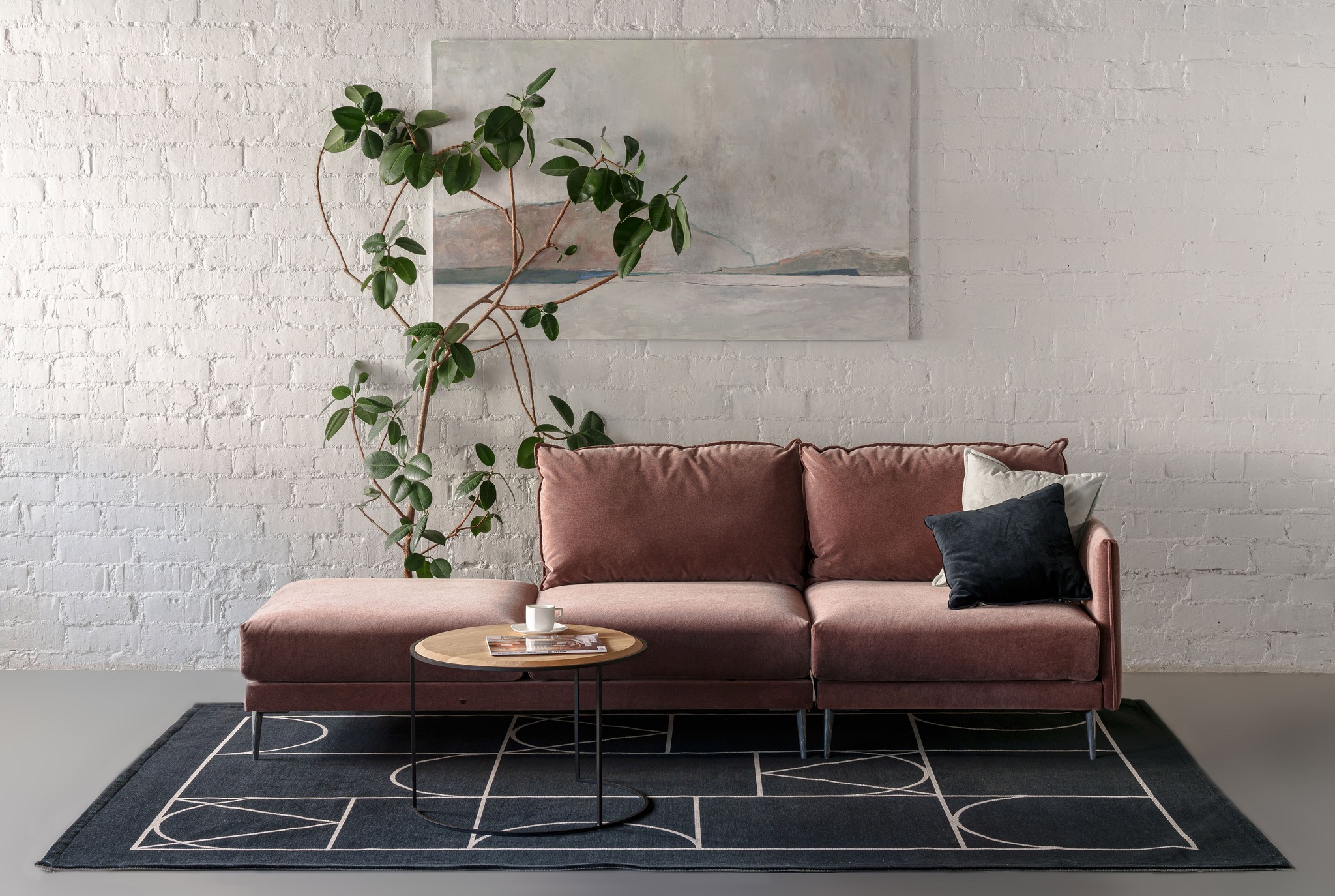 Ковер Carpet Decor SIGNET Black C1280