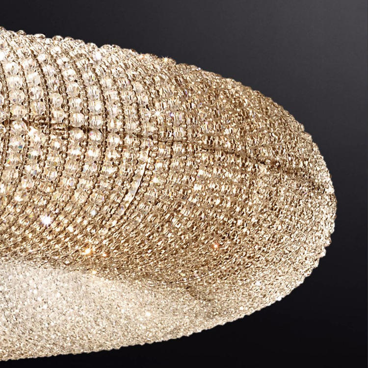 Подвесной светильник Crystal Halo D100 Silver by ImperiumLoft