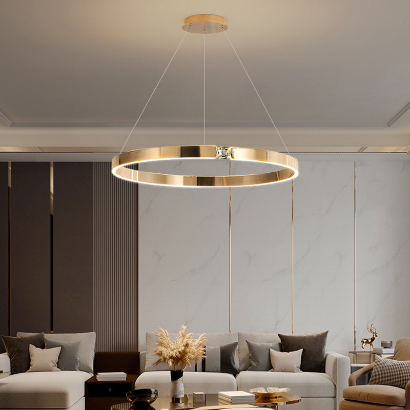 Подвесная люстра SELLIF RING D60 Brown by ImperiumLoft
