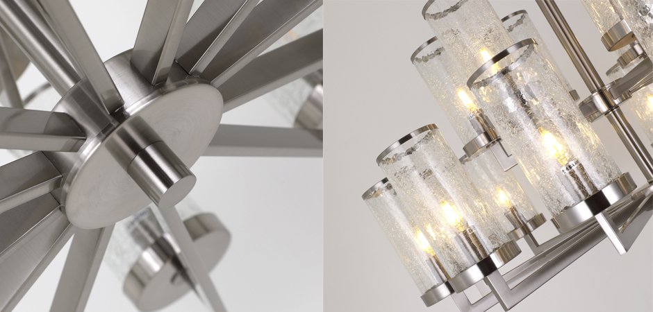 Люстра Liaison Two-Tier Chandelier 18 Silver By Imperiumloft