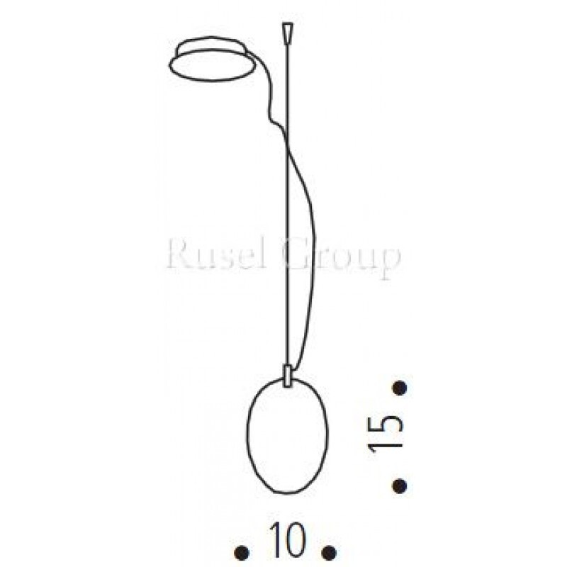 Подвесной светильник de MAJO PRO SECCO S1D