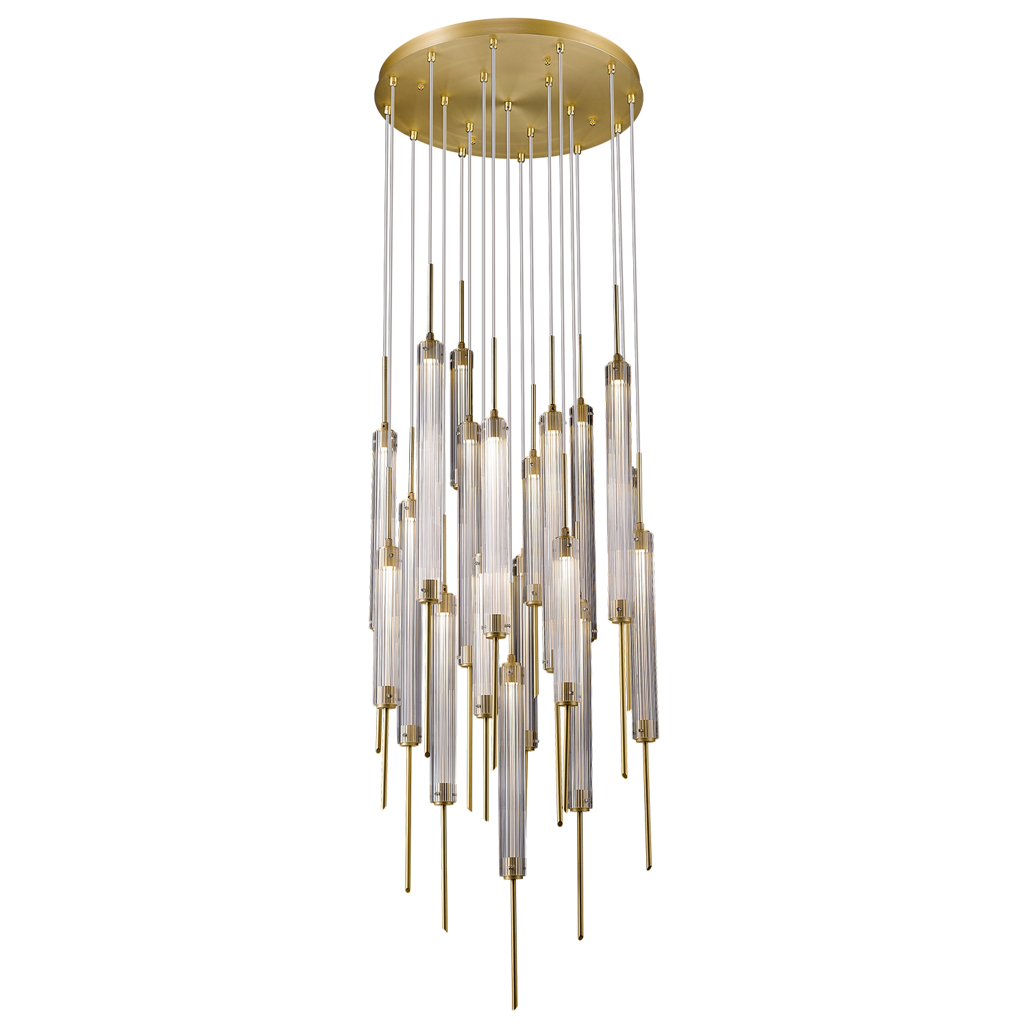 Подвесной светильник Delight Collection P98041-19 brass