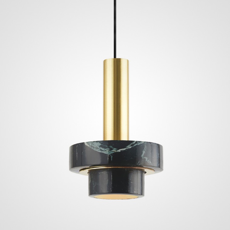Подвесной светильник CADIS Зеленый мрамор by ImperiumLoft