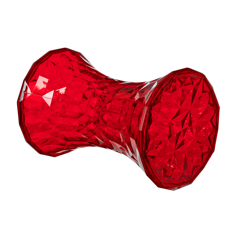 Стул-пуф Stone прозрачный красный Bradex Home FR 0203