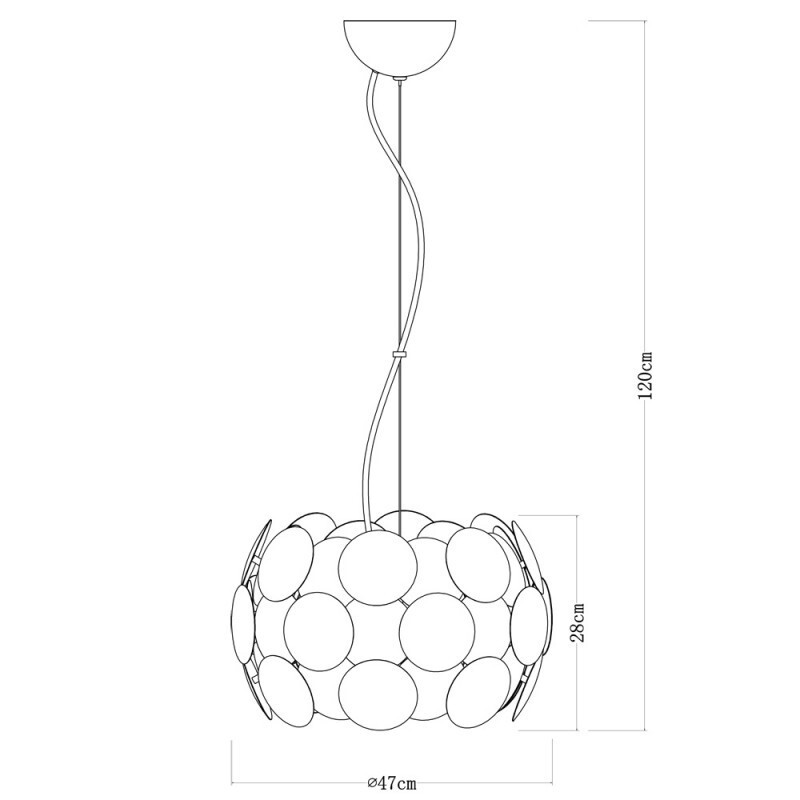 Подвесная люстра Arte Lamp A5839SP-4WH