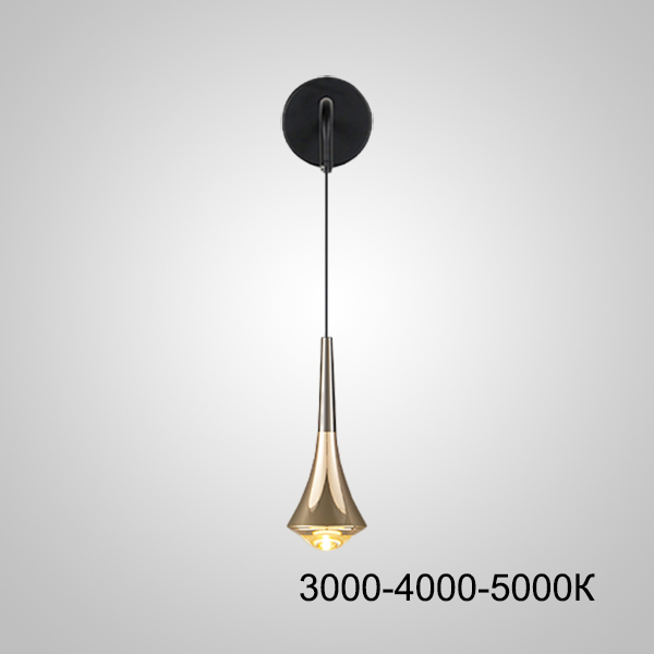 Настенный светильник CAI WALL Brass Трехцветный свет by ImperiumLoft