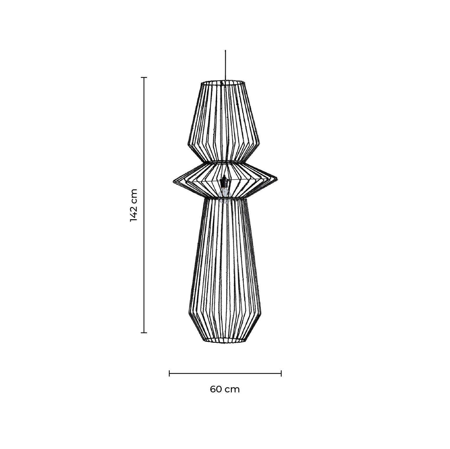 Подвесной светильник Plisse Metal Vical
