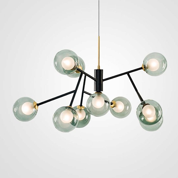 Подвесная люстра PEARL L10 Transparent by ImperiumLoft