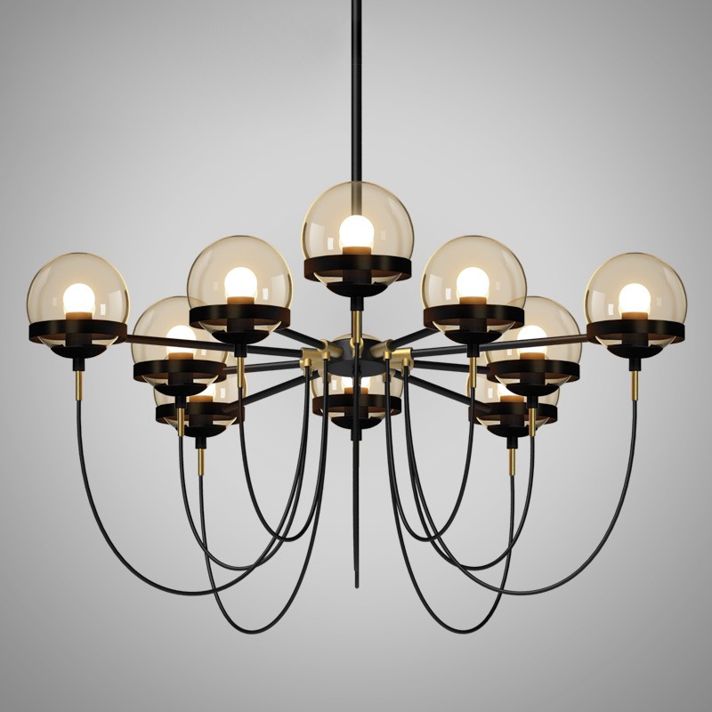 Потолочный светильник ORBIT L10 Bronze by ImperiumLoft