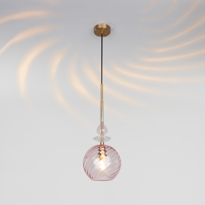 Подвесной светильник Eurosvet 50192/1 розовый