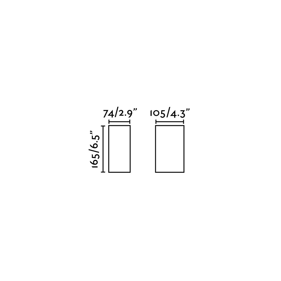 Уличное Blind бра коричневое LED 6W 3000K Faro