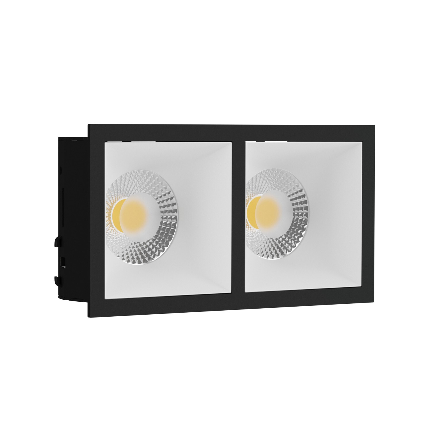 Встраиваемый светильник под сменную лампу Ledron RISE KIT2 Black-White