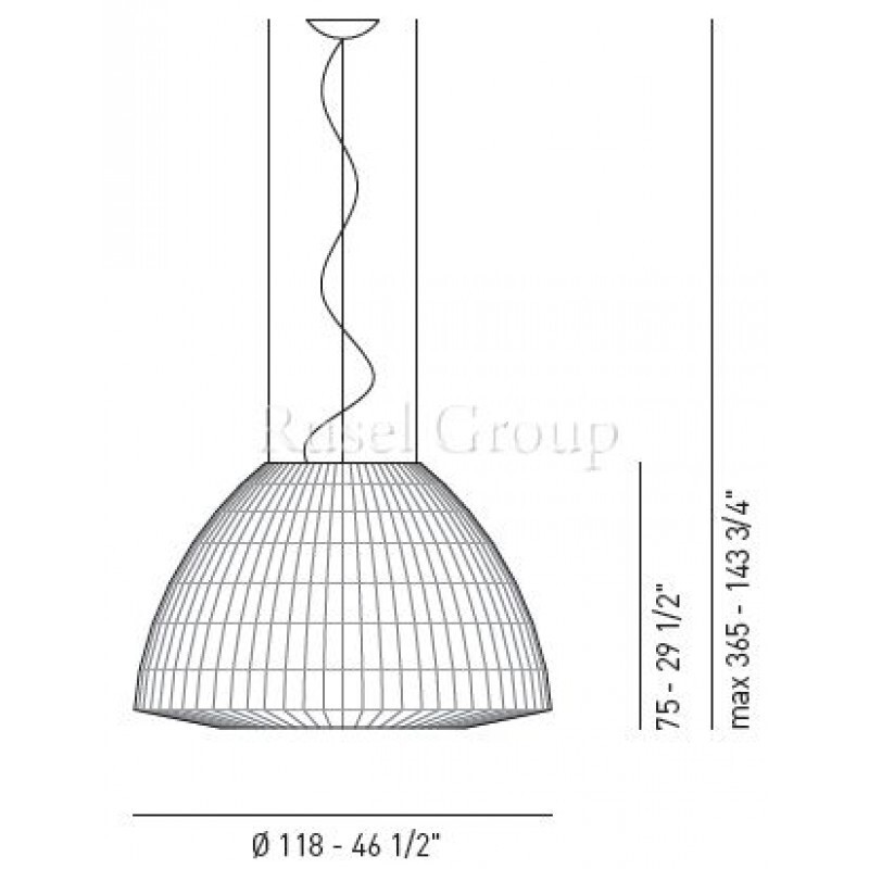 Подвесной светильник Axo Light BELL SP 118