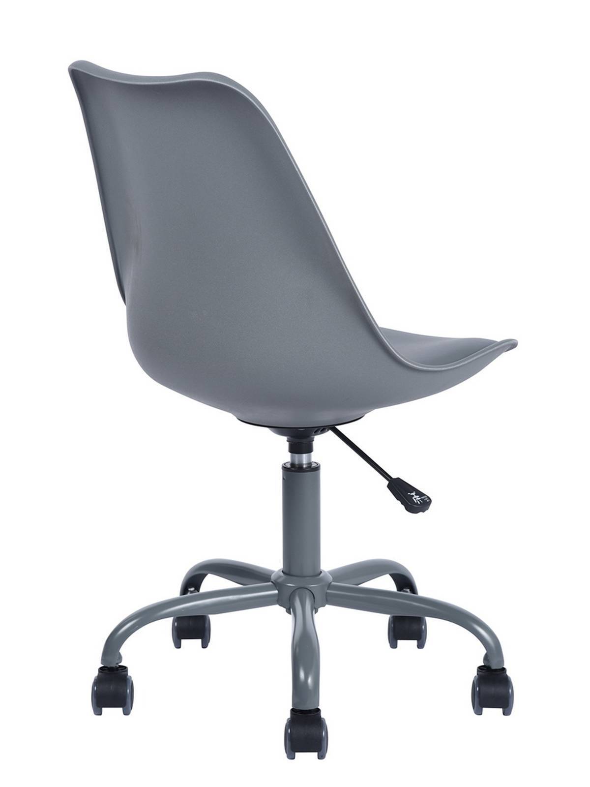 Стул офисный Blok пластиковый серый Stool Group