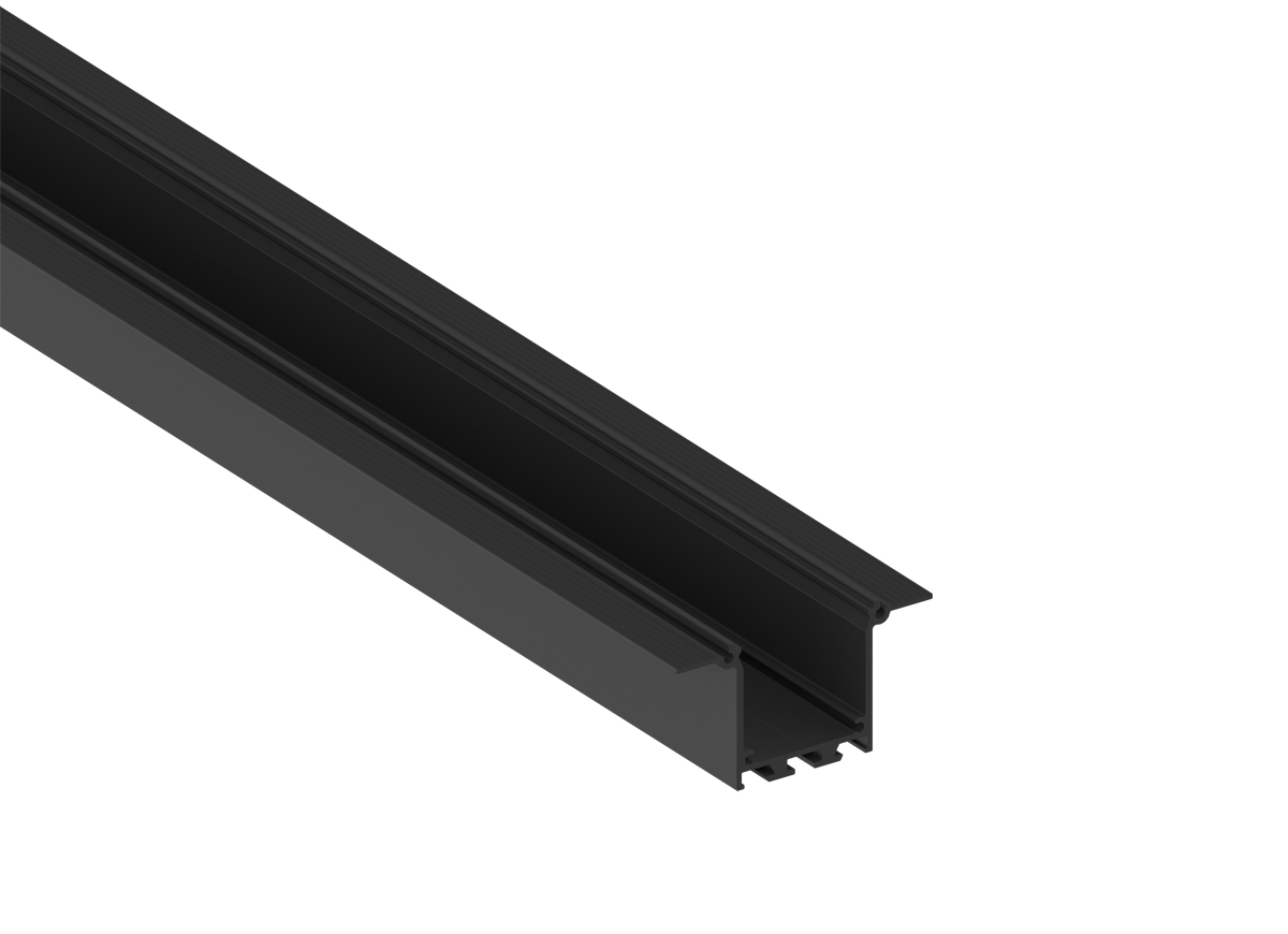 Встраиваемый алюминиевый профиль под шпаклевку Donolux DL18519RAL9005