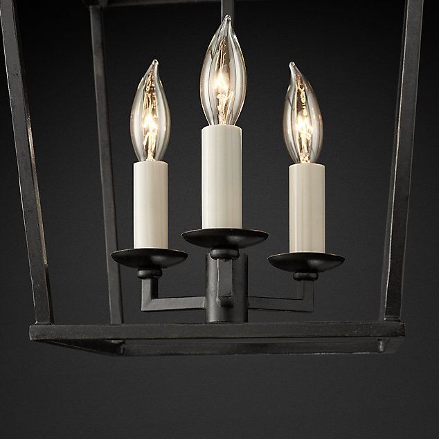 Люстра Restoration Hardware English Openwork 10" Aged Iron