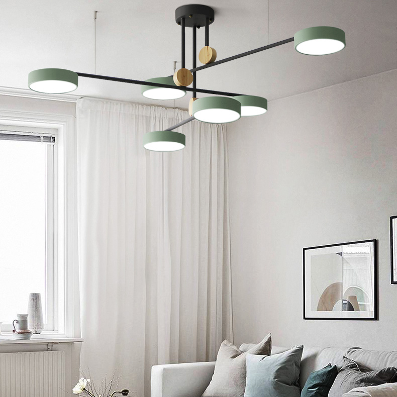 Люстра на штанге TECHNUM COLOR LED Grey by ImperiumLoft
