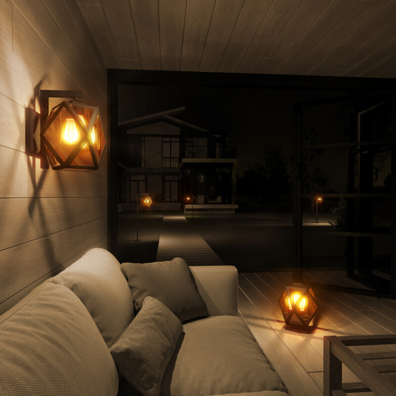 Садовый светильник Elektrostandard Ambra S (35133/S) чёрный