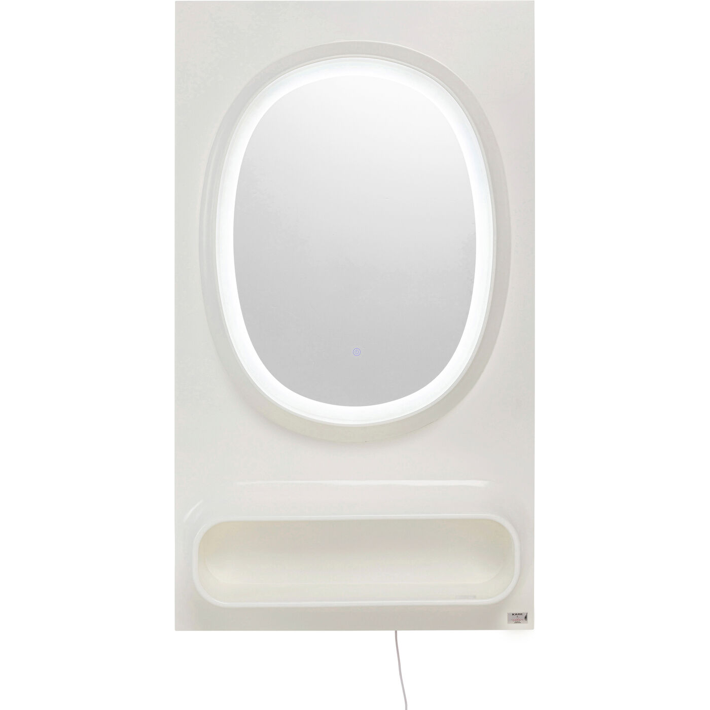 Зеркало настенное  KARE x Karim Rashid Aero LED White 80x141cm KARE 70841