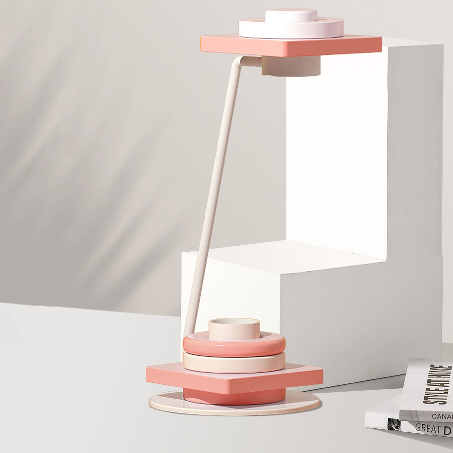 Настольная лампа KIRKE Pink Круг by ImperiumLoft