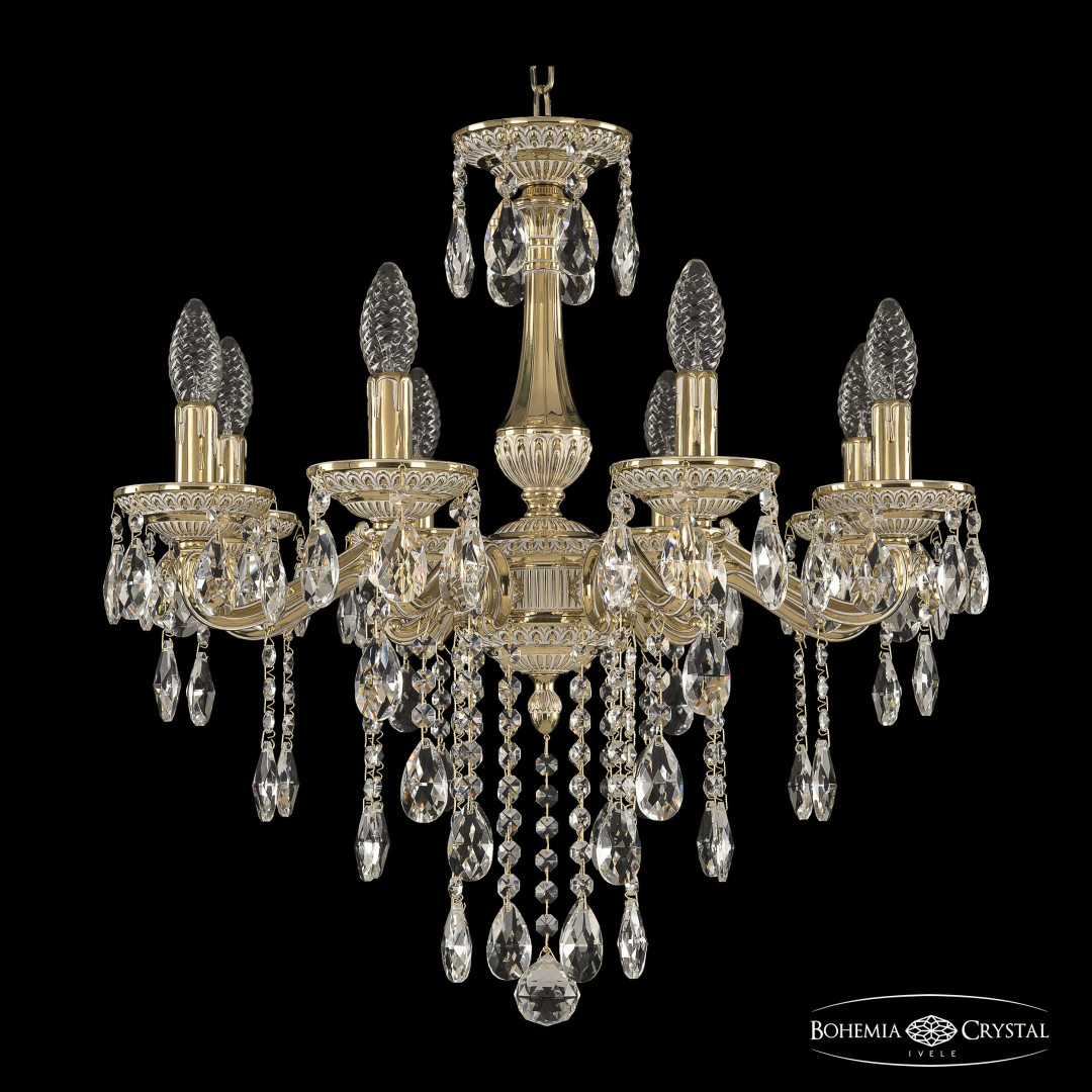 Люстра бронзовая с хрусталём 75102/8/175 B GW