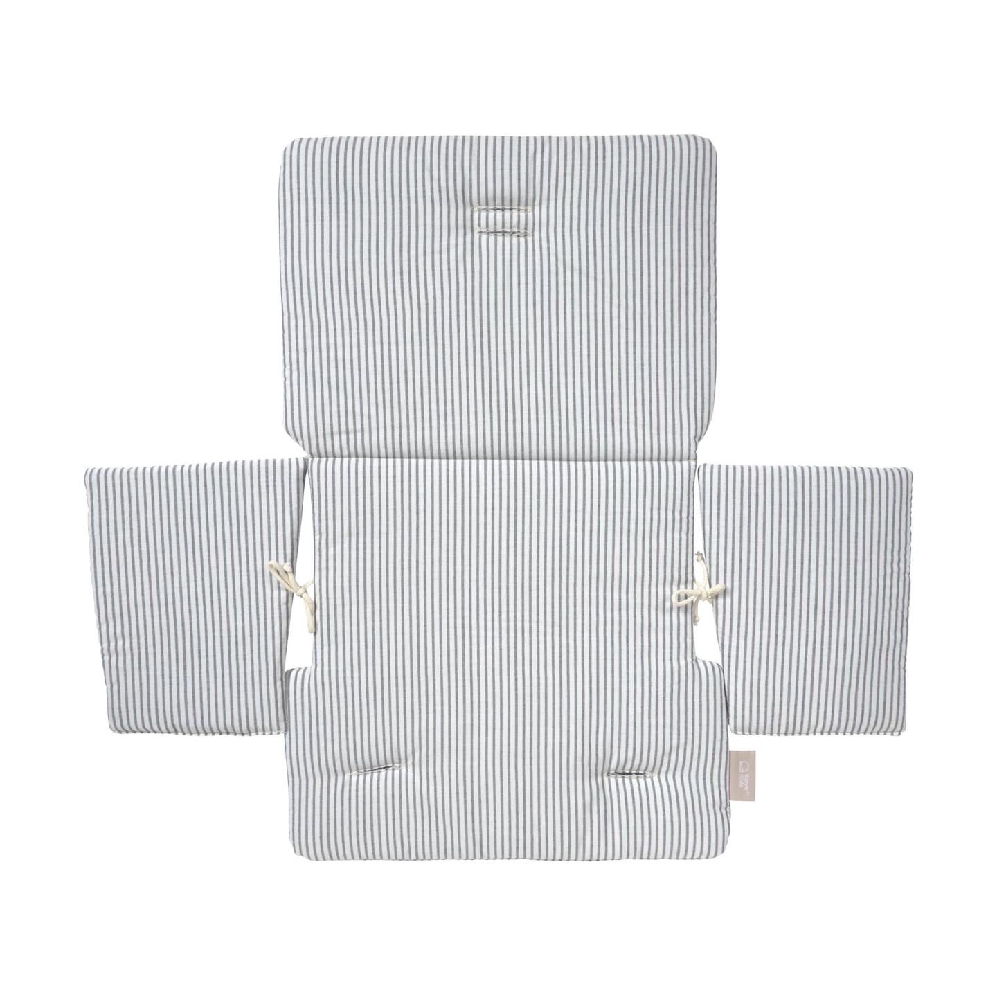 Подушка для стульчика Nuun в синюю полоску 100% органический хлопок (GOTS) La Forma (ex Julia Grup)