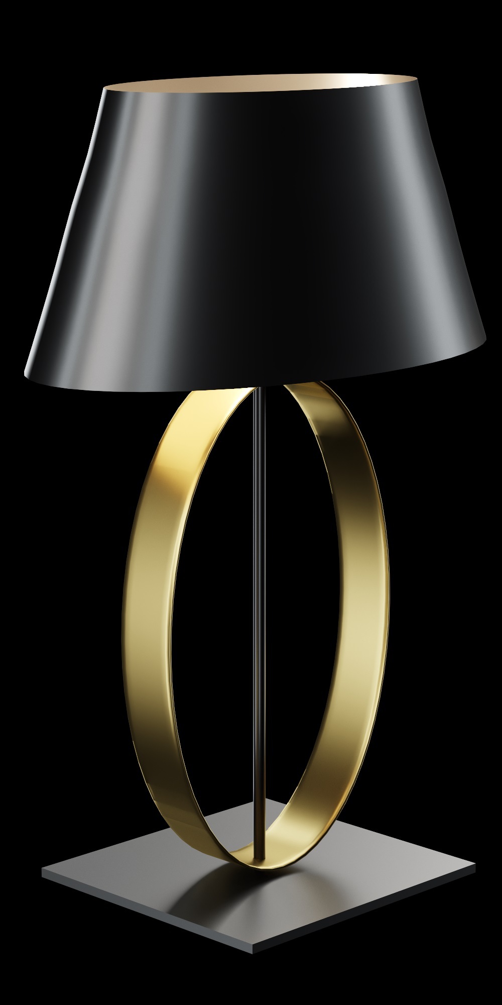 Настольная лампа Selene Illuminazione Inari gold/black 1085-018006