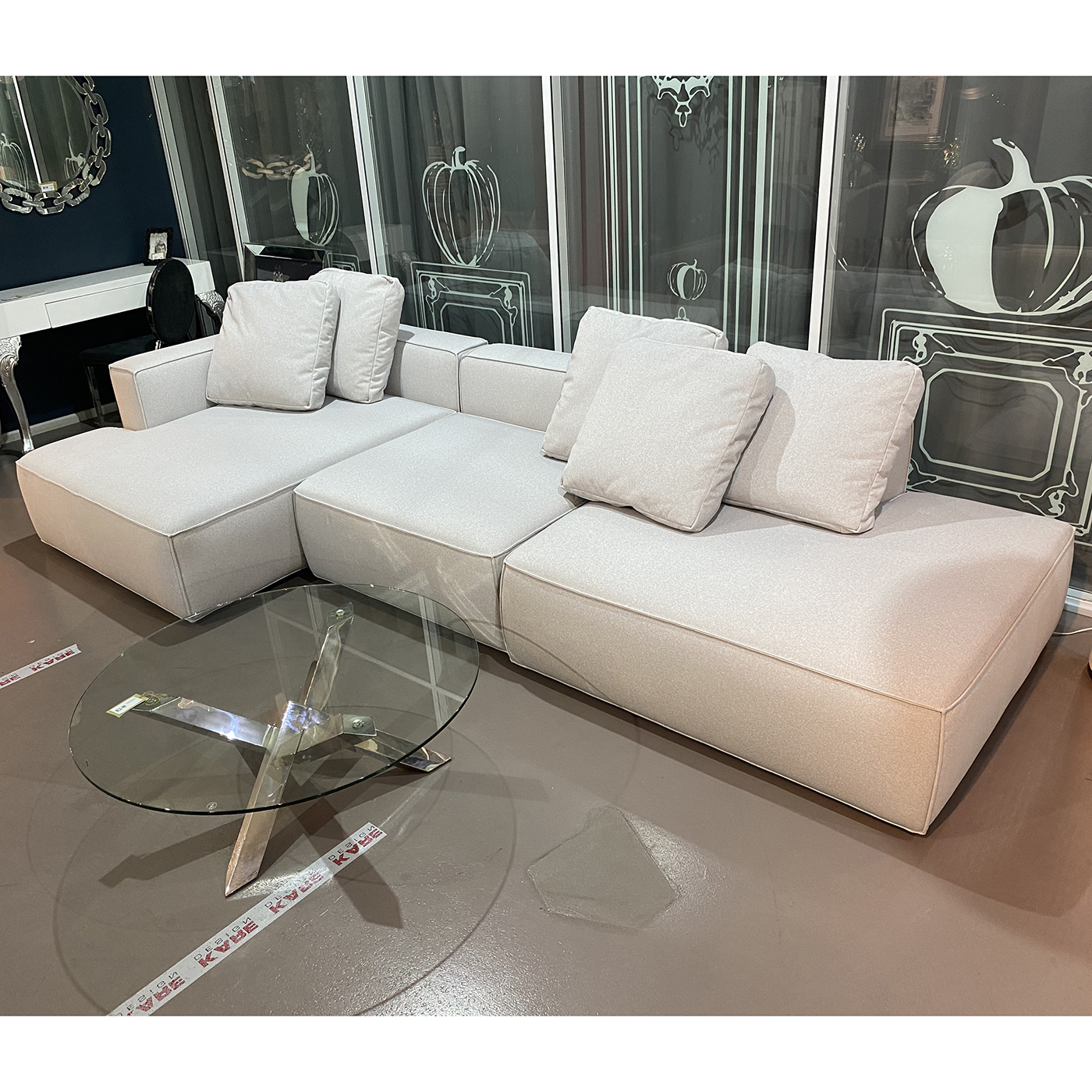 Диван-кровать Ткань Микровелюр KARE Memphis K00400