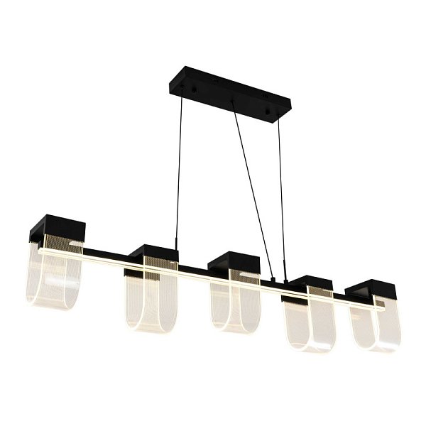 Подвесная люстра LED4U L7707-1200 BK