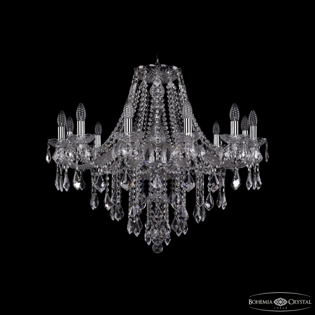 Люстра хрустальная 1415/12/300 Ni Leafs